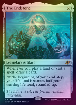 NM and Unplayed! The Endstone FOIL 0240 Edge of Eternities EOE MTG Mythic - Image 1