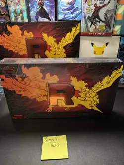Pokemon Team Rocket's Moltres ex Ultra Premium Collection UPC, Sealed - Image 2