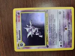 Pokemon TCG Haunter 1st Edition Holo Card Fossil, 6/62, Holographic Rare - Image 4