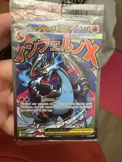 Pokemon Phantasmal Flames UPC Mega Charizard X & Oricorio ex SEALED Promo #23 - Image 1