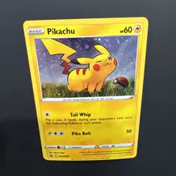 POKEMON PIKACHU SWSH039 BLACK STAR PROMO HOLO - Image 3