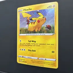 POKEMON PIKACHU SWSH039 BLACK STAR PROMO HOLO - Image 5