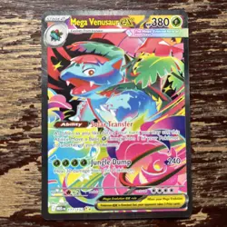 Mega Venusaur EX SIR 177/132 Mega Evolution English pokemon TCG Near Mint Card - Image 1