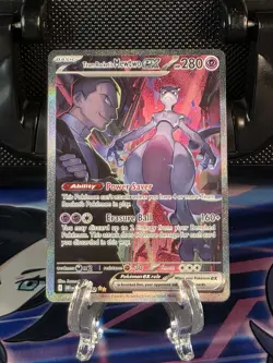 Pokemon TCG Team Rockets Mewtwo EX Sir Destined Rivals Card 231/182 NICE!! MINT - Image 1
