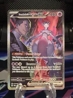 Pokemon TCG Team Rockets Mewtwo EX Sir Destined Rivals Card 231/182 NICE!! MINT - Image 2