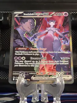 Pokemon TCG Team Rockets Mewtwo EX Sir Destined Rivals Card 231/182 NICE!! MINT - Image 5