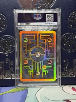 2000 ANCIENT MEW POKEMON MOVIE PROMO CARD PSA 9 MINT CONDITION DOUBLE HOLO SWIRL - Image 2