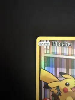 Pokemon TCG Ash Pikachu Holo Card Cosmic Eclipse 241/236 Secret Rare Near Mint - Image 2