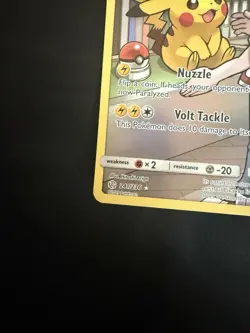 Pokemon TCG Ash Pikachu Holo Card Cosmic Eclipse 241/236 Secret Rare Near Mint - Image 5