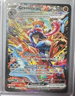 2024 POKEMON GRENINJA EX TWILIGHT MASQUERADE SPECIAL ILLUSTRATION #214/167! MINT - Image 1