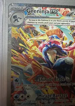2024 POKEMON GRENINJA EX TWILIGHT MASQUERADE SPECIAL ILLUSTRATION #214/167! MINT - Image 2