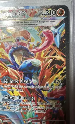 2024 POKEMON GRENINJA EX TWILIGHT MASQUERADE SPECIAL ILLUSTRATION #214/167! MINT - Image 3