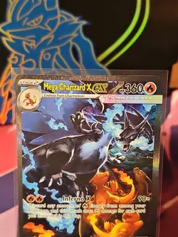 Mega Charizard X EX SIR 125/094 (English) Phantasmal Flames Pokemon TCG - Image 3