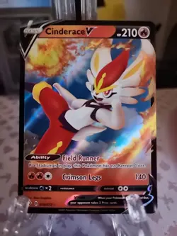 Cinderace V Ultra Rare - 035/192 Rebel Clash - Pokemon TCG - Mint/NM - Image 1