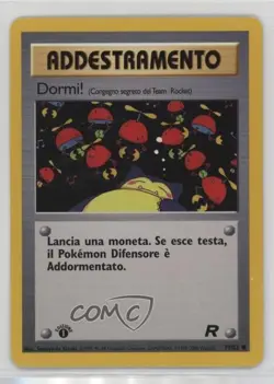 Sleep! Italian 1st Ed. Pokemon Team Rocket #79 2000 - Image 1