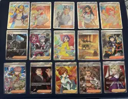 Pokemon TCG Full Art Trainer Lot of 20 Cards from Various SWSH & S&V Sets - Image 1