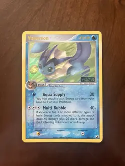 Pokemon TCG Vaporeon 19/115 Unseen Forces Holo Stamp NM/LP - Image 1