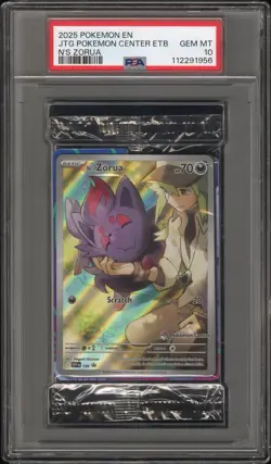 Pokemon Journey Together Pokemon Center Stamped 189 Ns Zorua Promo Sealed PSA 10 - Image 1