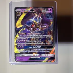 Lunala GX 66/149 Holo Sun & Moon Base Ultra Rare Pokemon Card LP - Image 1