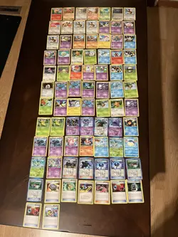 180 Pokemon Card Lot (Commons) - Basic, Stage 1 & 2 Mixed Eras BW XY SWSH - Image 1