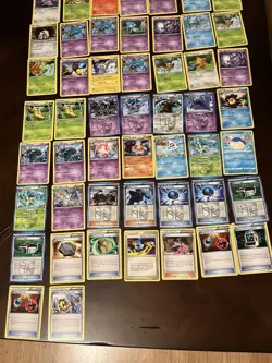 180 Pokemon Card Lot (Commons) - Basic, Stage 1 & 2 Mixed Eras BW XY SWSH - Image 4