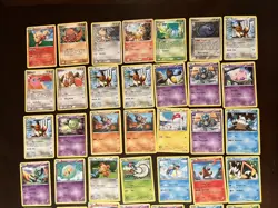 180 Pokemon Card Lot (Commons) - Basic, Stage 1 & 2 Mixed Eras BW XY SWSH - Image 5