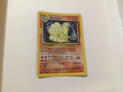 1999 WOTC Pokemon Ninetales Holo Rare Base Set Unlimited Card #12/102 - nr mint - Image 1
