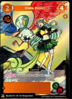 Diana Rosari 203/173 LEGEND RARE Secret Shadows MZ3 Metazoo Card #3 - Image 1