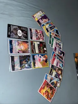 One Piece TCG x24 + Cards BULK LOT | 6xHolographic Rares NM ENGLISH - Image 1