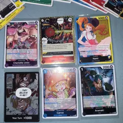 One Piece TCG x24 + Cards BULK LOT | 6xHolographic Rares NM ENGLISH - Image 4