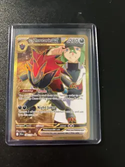 Pokemon TCG N's Zoroark EX Hyper Rare Holo Card 189/159 Sv09: Journey Together - Image 1