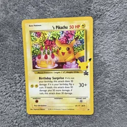 Pokemon TCG Birthday Pikachu Trading Card #24 Celebrations Classic Collection - Image 1