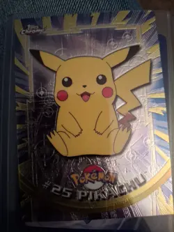 Topps Chrome #25 Pikachu Card - Image 1