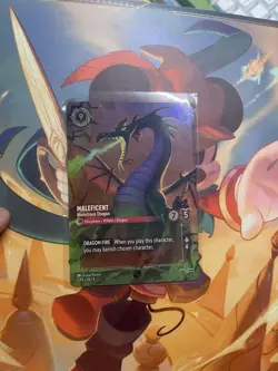 Maleficent - Monstrous Dragon (Store Championship) 5 Disney Lorcana Promo Cards - Image 1