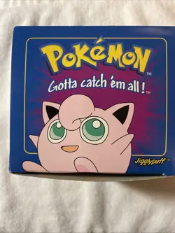 Pokemon 23k Gold Plated Jigglypuff Trading Card Sealed 1999 Blue Box Burger King - Image 1