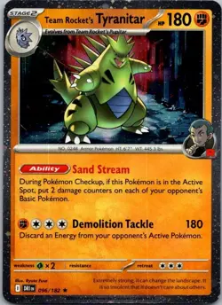 Team Rocket's Tyranitar - (Cosmos Holo) Promo Miscellaneous Cards & Products 096 - Image 1