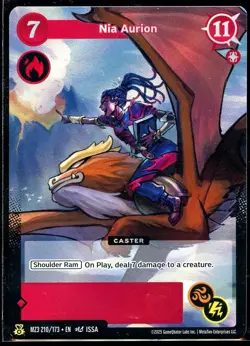 Nia Aurion 210/173 LEGEND RARE Secret Shadows MZ3 Metazoo Card #1 - Image 1