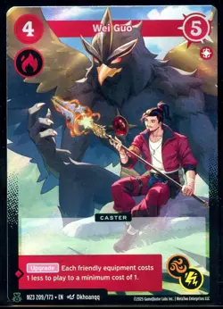 Wei Guo 209/173 LEGEND RARE Secret Shadows MZ3 Metazoo Card #1 - Image 1