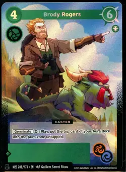 Brody Rogers 206/173 LEGEND RARE Secret Shadows MZ3 Metazoo Card #2 - Image 1