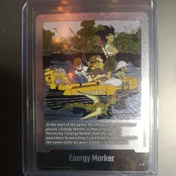 Energy Marker E-79 Silver Manga Booster 02 Dragon Ball Card Fusion World English - Image 1