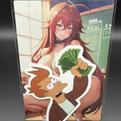 Rias Gremory Anime Waifu Card Doujin ACG Goddess Holo - Image 2