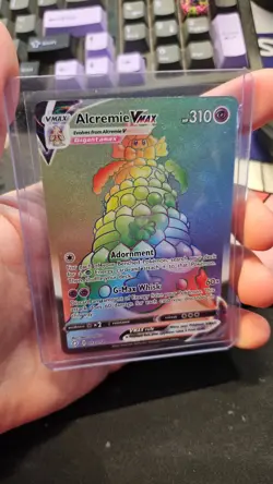 Pokemon Alcremie VMAX TCG Shining Fates Holo Card 073/072 - Image 1