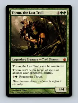 Thrun, the Last Troll Mirrodin Besieged Non-Foil MTG MP - Image 1
