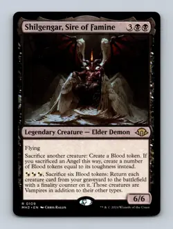 Shilgengar, Sire of Famine Modern Horizons 3 Non-Foil MTG NM - Image 1