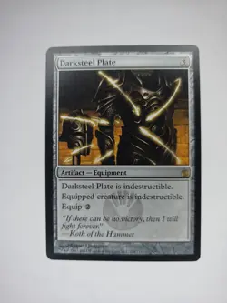 Darksteel Plate - Mirrodin Besieged - #104 - Near Mint - Free Shipping - MTG - Image 1