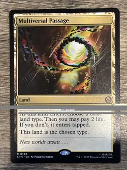 Multiversal Passage Regular NM Marvel's Spider-Man Magic the Gathering MTG - Image 1