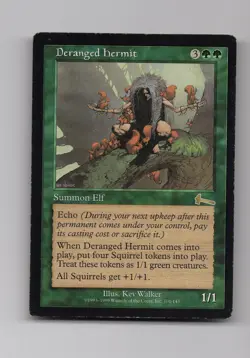 MTG: Magic Urza's Legacy - Deranged Hermit *Moderate Play* - Image 1