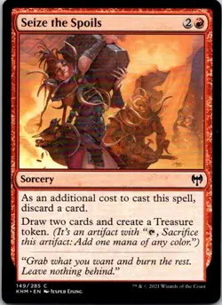 Magic the Gathering Seize the Spoils Kaldheim MTG Free Shipping! - Image 1