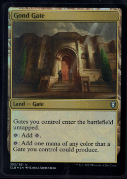 Gond Gate 353/361 Uncommon Foil Baldur's Gate Magic TCG NM - Image 1
