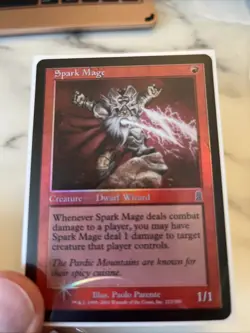 Spark Mage 2001 Odyssey FOIL Red Uncommon Creature MTG NM - Image 2